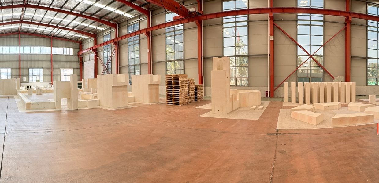 Henan Hongtai Kiln Refractory Co.,Ltd. ligne de production du fabricant