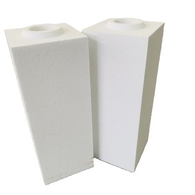 Fours à haute température AZS Blocs de zirconium corindon Briques réfractaires en taille personnalisée