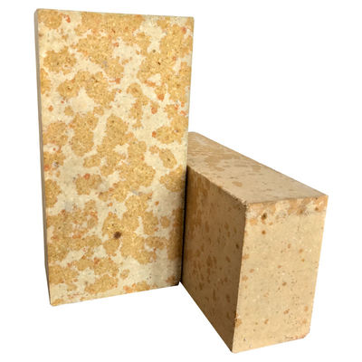 Briques de silice réfractaires haute pureté et haute température pour le toit du régénérateur de cuisinier en verre