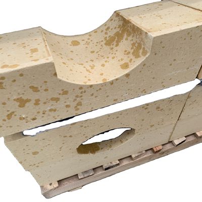 1580° Réfractabilité 1770° Poêle à souffler Ceramique résistant à l'acide Forneau à verre Brique de silice