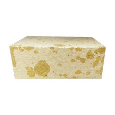 Taille personnalisée Briques de silice jaune-blanc avec résistance à la fracture à froid 22-32 en jaune-blanc