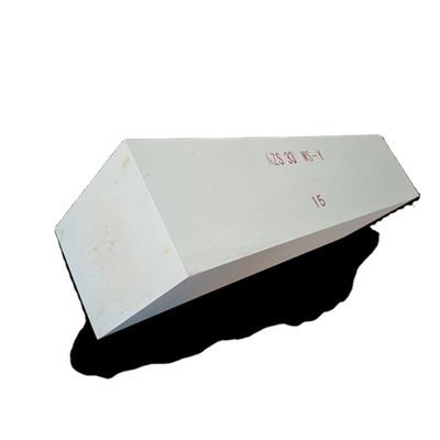 AZS Brique dans le four à verre Zirconium blanc oxydé fonte fondue réfractaire Taille standard