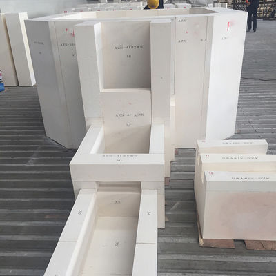 00,002% de teneur en crO Zhengzhou Brick pour la fabrication de fours à verre flottant