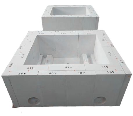 Briques monofraxes S-3 S-4 S-5 AZS en zirconium coulé en fonte Briques de corindon pour fours à verre