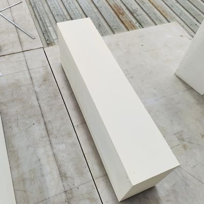 Petite teneur en CaO Bloc de patch de briques de zirconium-corindon fondus par oxydation personnalisée