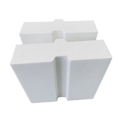 Bloc pour fours à verre Zirconium Aluminium réfractaire Azs Briques à teneur en SiO2 13%