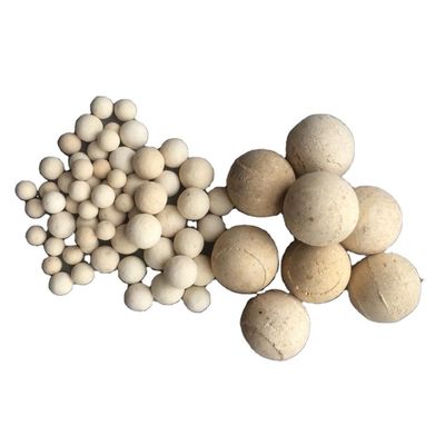 Fabrication d'aciers revêtement réfractaire 30% SiO2 teneur en boules de céramique réfractaires pour le pliage