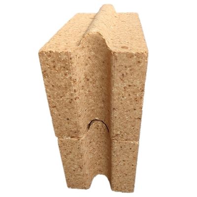 Carreaux courbés en aluminium AL2O3 en briques de revêtement d'arc avec une bonne résistance à l'usure et aux chocs