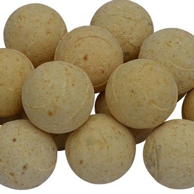 Cuisinières à souffler à chaud 20 mm boule de céramique réfractaire de couleur jaune clair et teneur en CaO de 1,0%