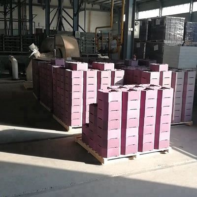 Matériau réfractaire MgO Chrome Corundum Substrate de convertisseur catalytique céramique à 80% de teneur en Al2O3