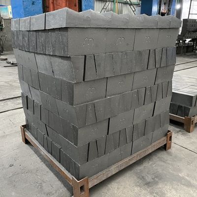 Matériau de chaudière Kaolin Résine de feu liée 30/20 Black Magnesia Carbone Bricks pour poêle