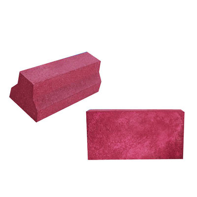 Contenu en MgO de 85% Briques de corindon de chrome rouge réfractaires à la mullite