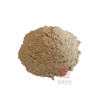 Ciment faible vibration réfractaire plastique béton coulé pour la résistance aux chocs thermiques