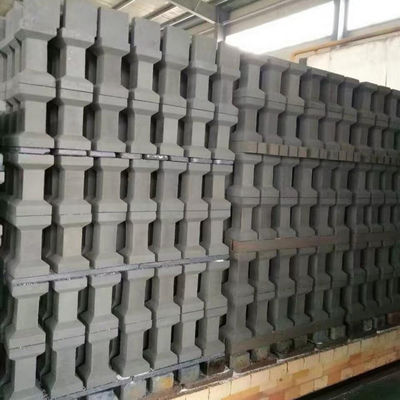 85% de SiC en moins Plaque de carbure de silicium pour meubles de four réfractaires durables