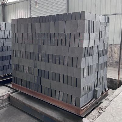 Briques de feu réfractaires à la cuillère en acier au carbone de magnésium sur mesure à 0% de teneur en crO