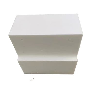 Fe2O3 0,15 Fourniture de verre fondue en aluminium coulé Bloc réfractaire Briques de corindon blanc