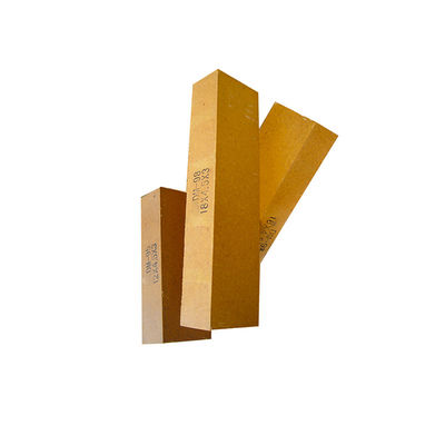 Briques réfractaires à haute teneur en aluminium certifiées ISO9001 2008 pour fours à verre 50% 60% 70% 80%