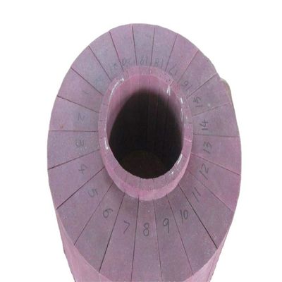 Top- Al2O3-Cr2O3 Briques réfractaires Briques de corindon au chrome rouge pour les fours à température