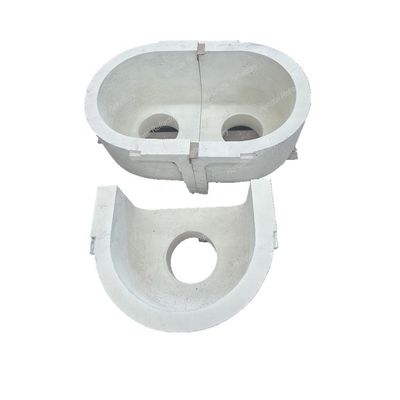 AZSPT33 Briques de coulée pour cuisinière à vitre, tuyau d'alimentation, haute réfractabilité et durabilité