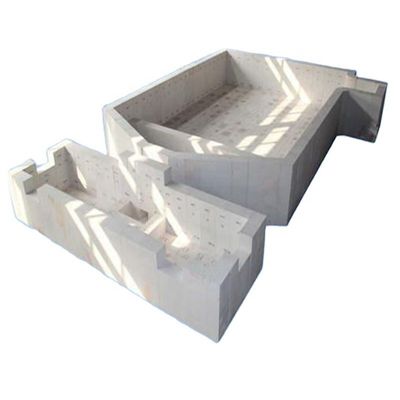 50% de teneur en Al2O3 fusionné AZS Zirconia Corundum Bricks for Glass Furnace de Trusted