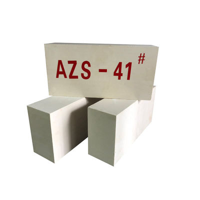 Zirconium Corundum Bricks Fused Cast AZS Blocks Series pour le four à verre - Contenu en MgO