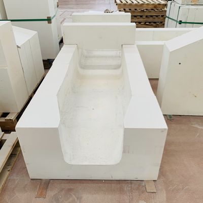 Blocs de fonte fusionnés AZS réfractaires pour fours de fusion de verre fabriqués par Henan