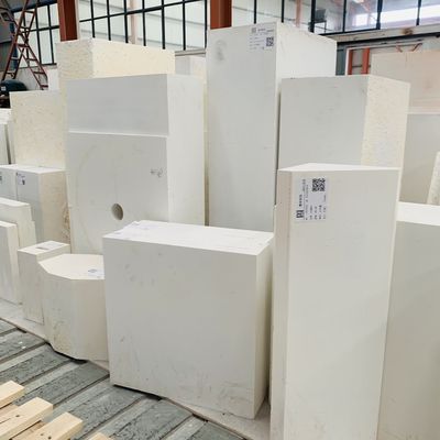 Contenu en ZrO2 de 33% 36% 41% AZS Briques réfractaires pour fours à verre fabriquées dans le Henan