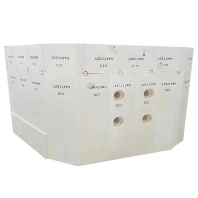 Briques de chauffage pour fours à verre AZS en fonte oxydée personnalisées par Henan Refractory Brick