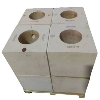 AZS Briques à brûler pour les fours de fusion de verre Proveur d'échantillon gratuit Contenu de CaO 0,3-1%