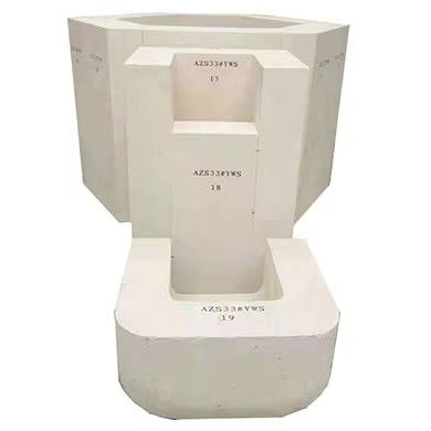 Briques AZS résistantes aux températures élevées avec une teneur en SiC personnalisable pour les fours à verre