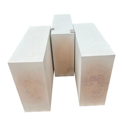 Pas d'oxyde de chrome Zircon fusionné en fonte AZSWS41 33 36 Brick de coulée libre vide pour fourneau à verre